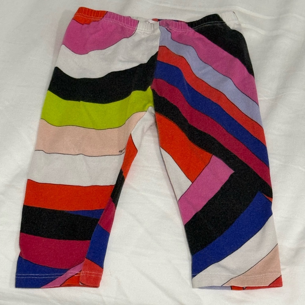 Emilio Pucci Colorful Striped Leggings
